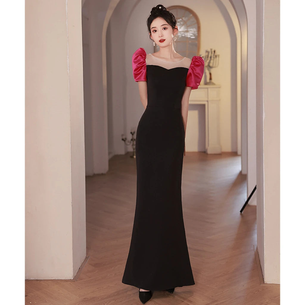 pink and black puffy dress Sweetheart Black and Pink Puffy Short Prom Dress with Embroidery